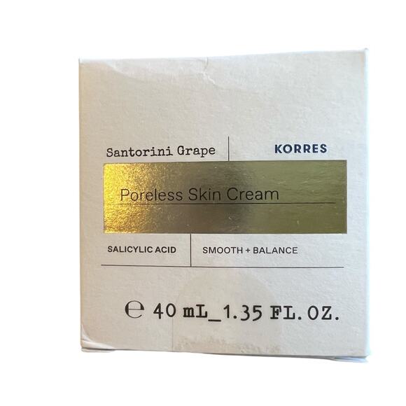 KORRES SANTORINI GRAPE PORELESS SKIN CREAM 1.35 oz. - New In Box - Picture 3 of 5